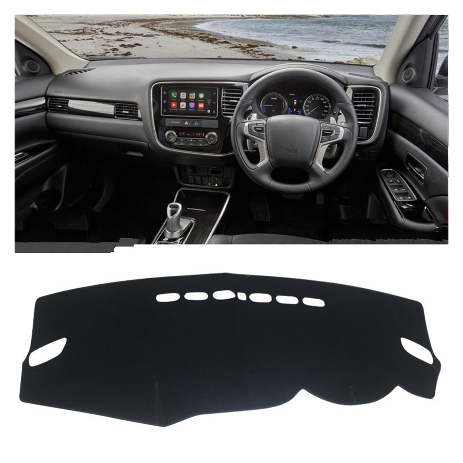 Auto Interieur Zubehör Für Mitsubishi Für Outlander 3 2013 2014 2015 2016 2017 2018 2019 2020 2021 Auto Armaturenbrett Abdeckung Dash Matte Sonnenschutz Pad Interieurleisten Zubehör(A Black Side RHD) Auto Interieur Zubehör Für Mitsubishi Für Outlander 3 2013 2014 2015 2016 2017 2018 2019 2020 2021 Auto Armaturenbrett Abdeckung Dash Matte Sonnenschutz Pad Interieurleisten Zubehör(A Black Side RHD) von Gtdtixc