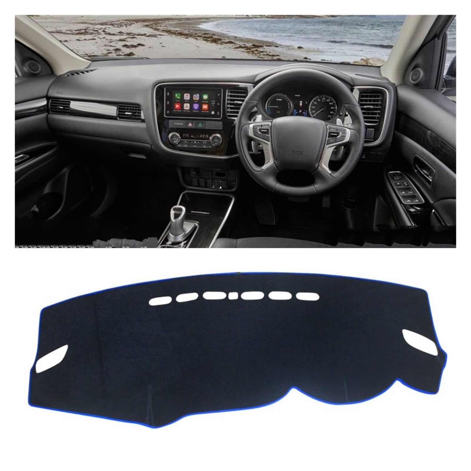 Auto Interieur Zubehör Für Mitsubishi Für Outlander 3 2013 2014 2015 2016 2017 2018 2019 2020 2021 Auto Armaturenbrett Abdeckung Dash Matte Sonnenschutz Pad Interieurleisten Zubehör(A Blue Side RHD) Auto Interieur Zubehör Für Mitsubishi Für Outlander 3 2013 2014 2015 2016 2017 2018 2019 2020 2021 Auto Armaturenbrett Abdeckung Dash Matte Sonnenschutz Pad Interieurleisten Zubehör(A Blue Side RHD) von Gtdtixc