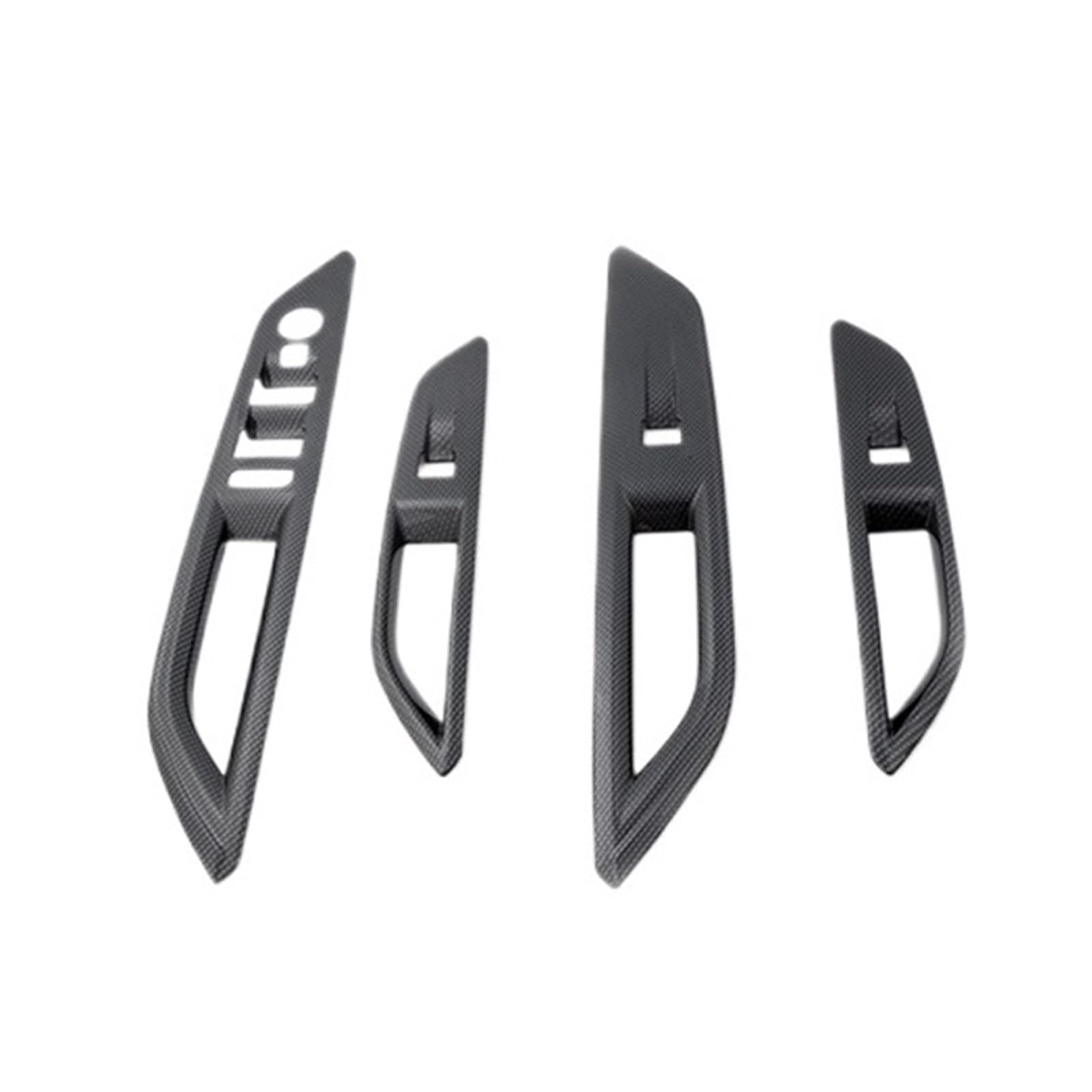Auto Interieur Zubehör Für Peugeot 3008GT 5008GT 2016 2017 2018 2019 2020 2021 2022 2023 Auto Fenster Glas Lift Schalter Panel Abdeckung Interieurleisten Zubehör(ABS Carbon Fiber) von Gtdtixc