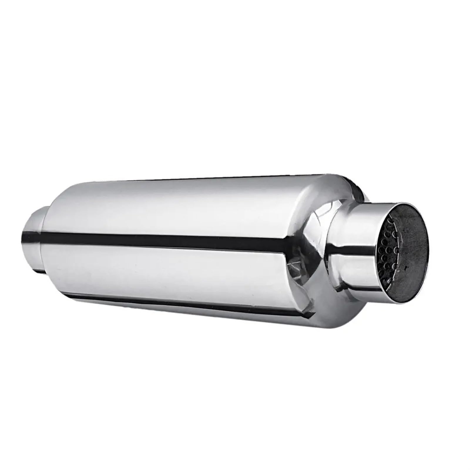Gtdtixc Auto Endrohre 1/2 Stück 63mm 2,5 "Universal Auto Auspuff Schalldämpfer Resonator Edelstahl Schalldämpfer Spitze Auto Doppelendrohr(2Piece) von Gtdtixc
