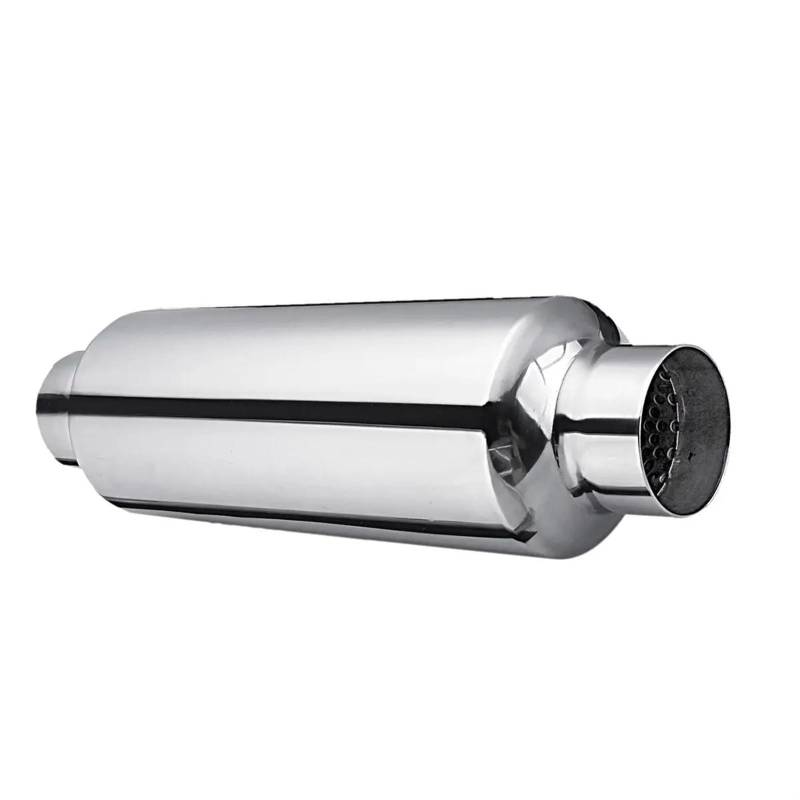 Gtdtixc Auto Endrohre 1/2 Stück 63mm 2,5 "Universal Auto Auspuff Schalldämpfer Resonator Edelstahl Schalldämpfer Spitze Auto Doppelendrohr(2Piece) von Gtdtixc