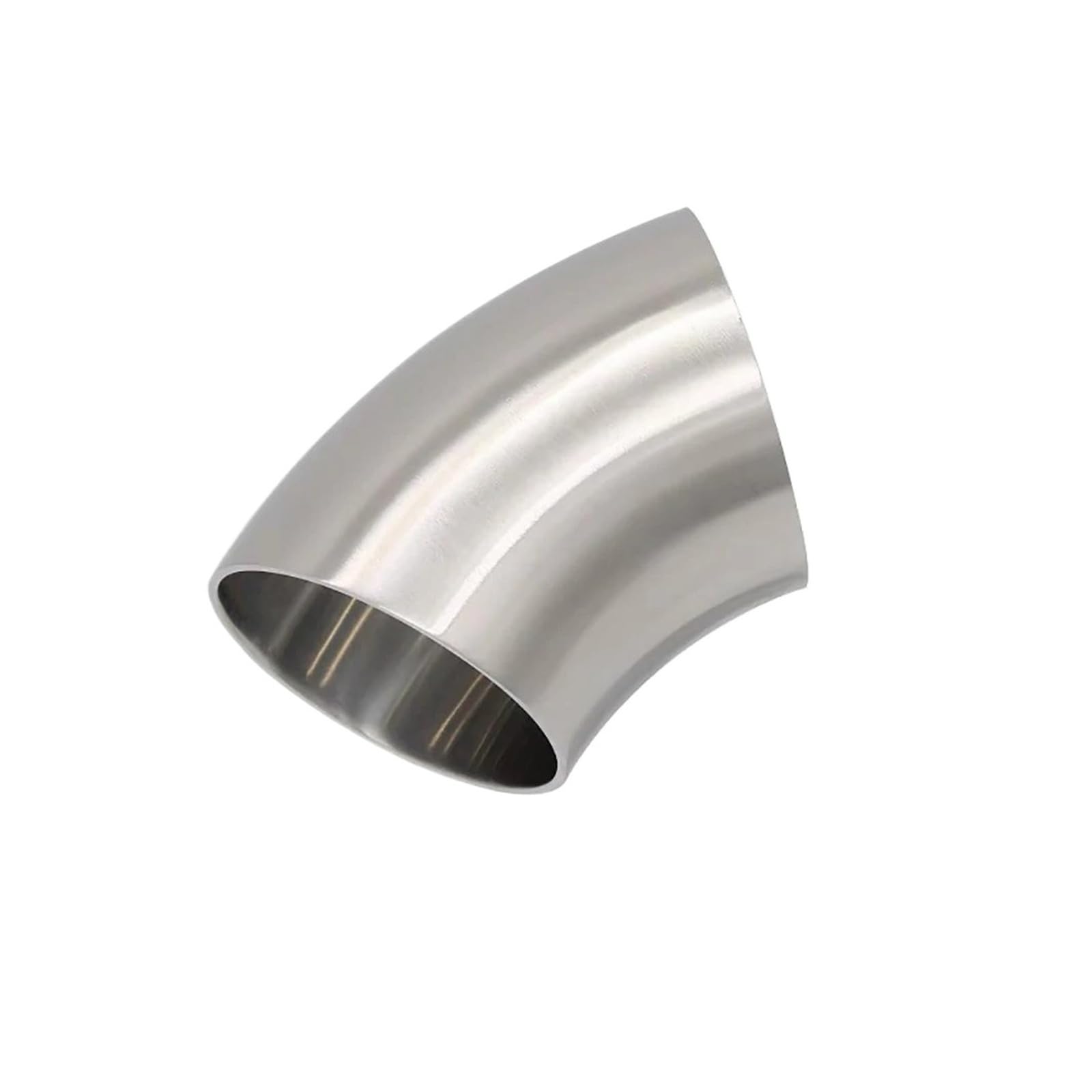 Gtdtixc Auto Endrohre 1,5 Dicke 51 Mm 63 Mm 76 Mm Stumpfschweiß 45 Grad Kniestück Rohr 304 Edelstahl Autoauspuffrohr Schalldämpfer Geschweißtes Rohr Auto Doppelendrohr(45mm) von Gtdtixc