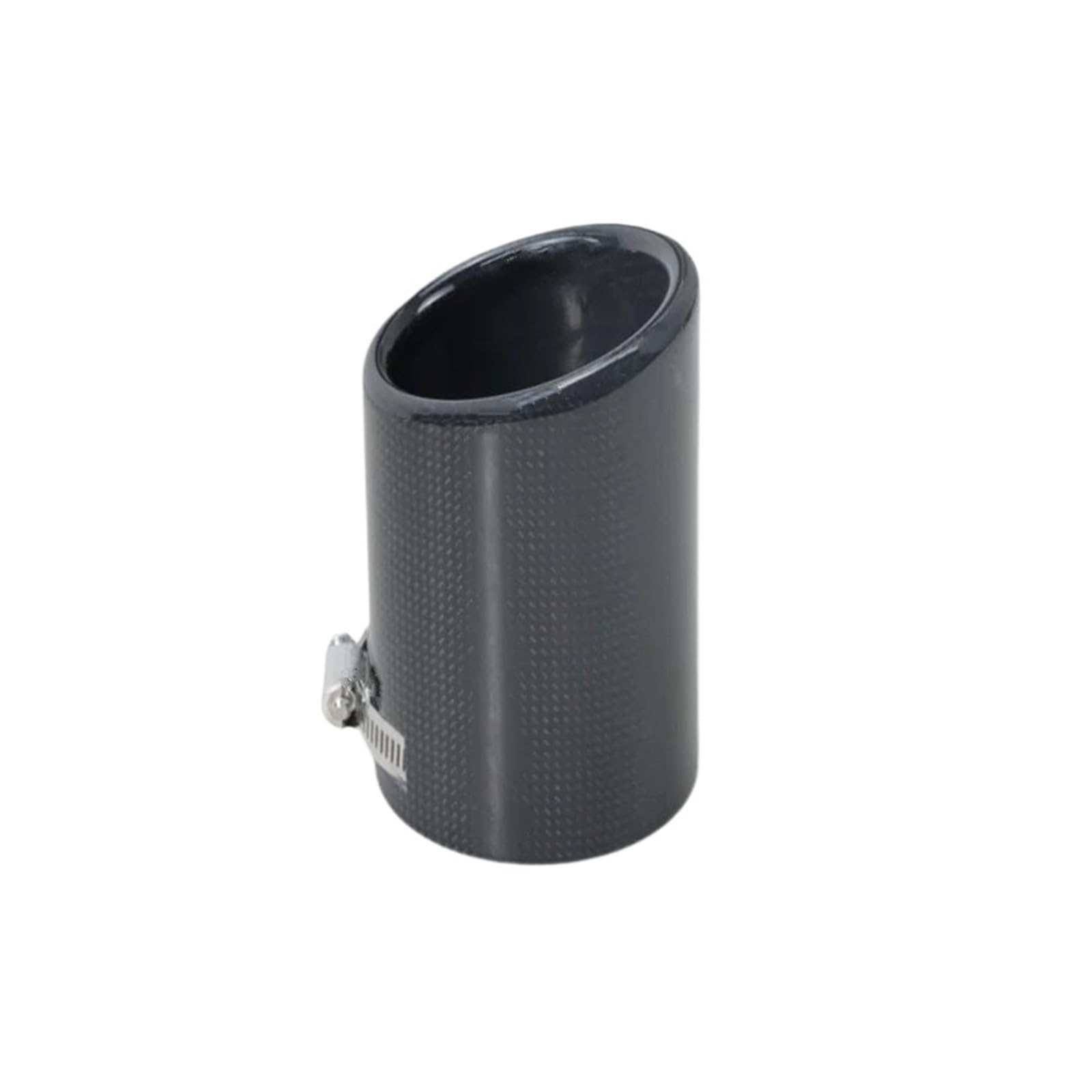 Gtdtixc Auto Endrohre 1PC Auto Universal Auspuff Spitze Gehäuse Gerade Kante Auspuff Schalldämpfer Rohr Spitze Abdeckung Auto Doppelendrohr(89mm) von Gtdtixc