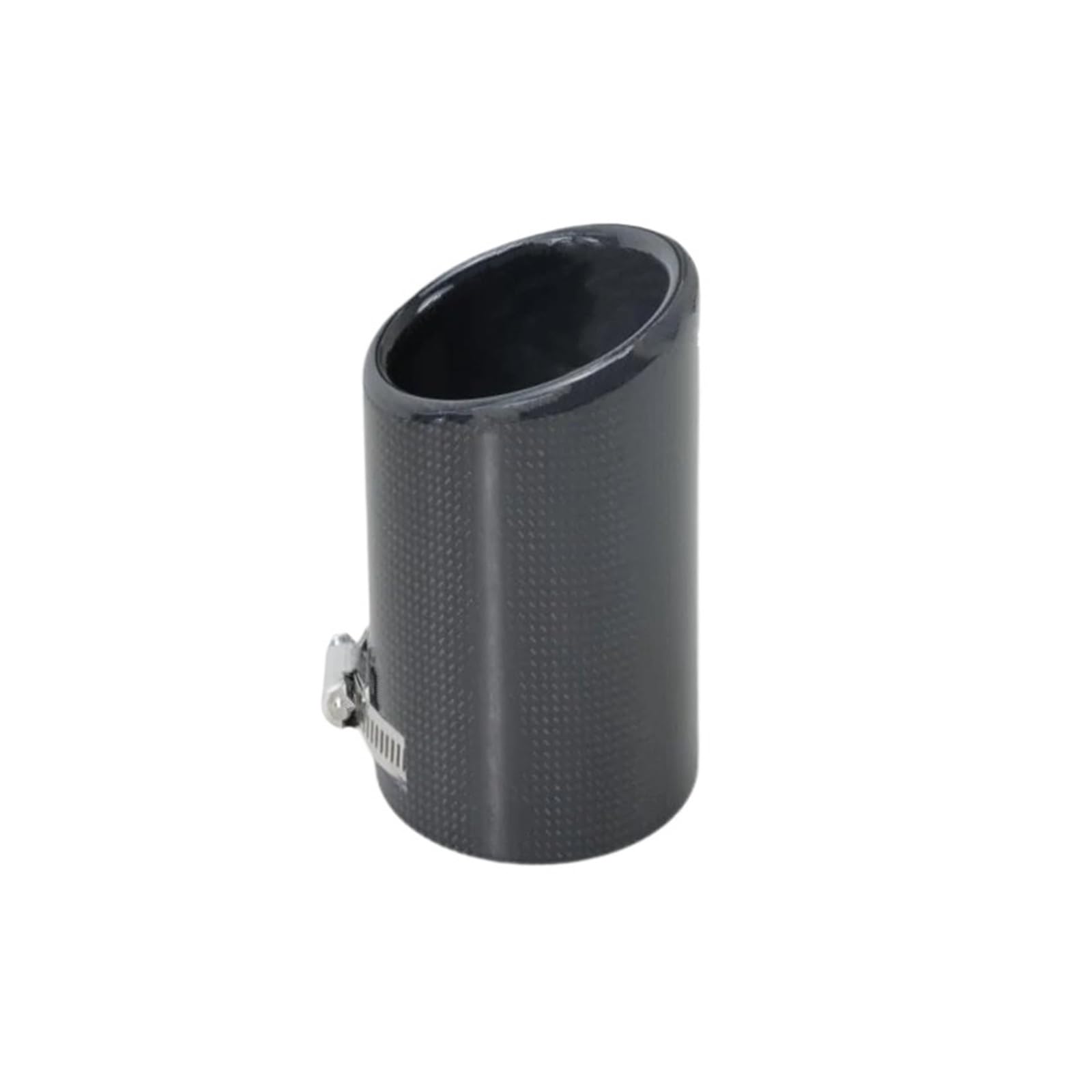 Gtdtixc Auto Endrohre 1PC Universal Fall Schwarz Auspuff Spitze Gehäuse Gerade Kante Auspuff Schalldämpfer Rohr Spitze Abdeckung Für Auto Auto Doppelendrohr(B) von Gtdtixc