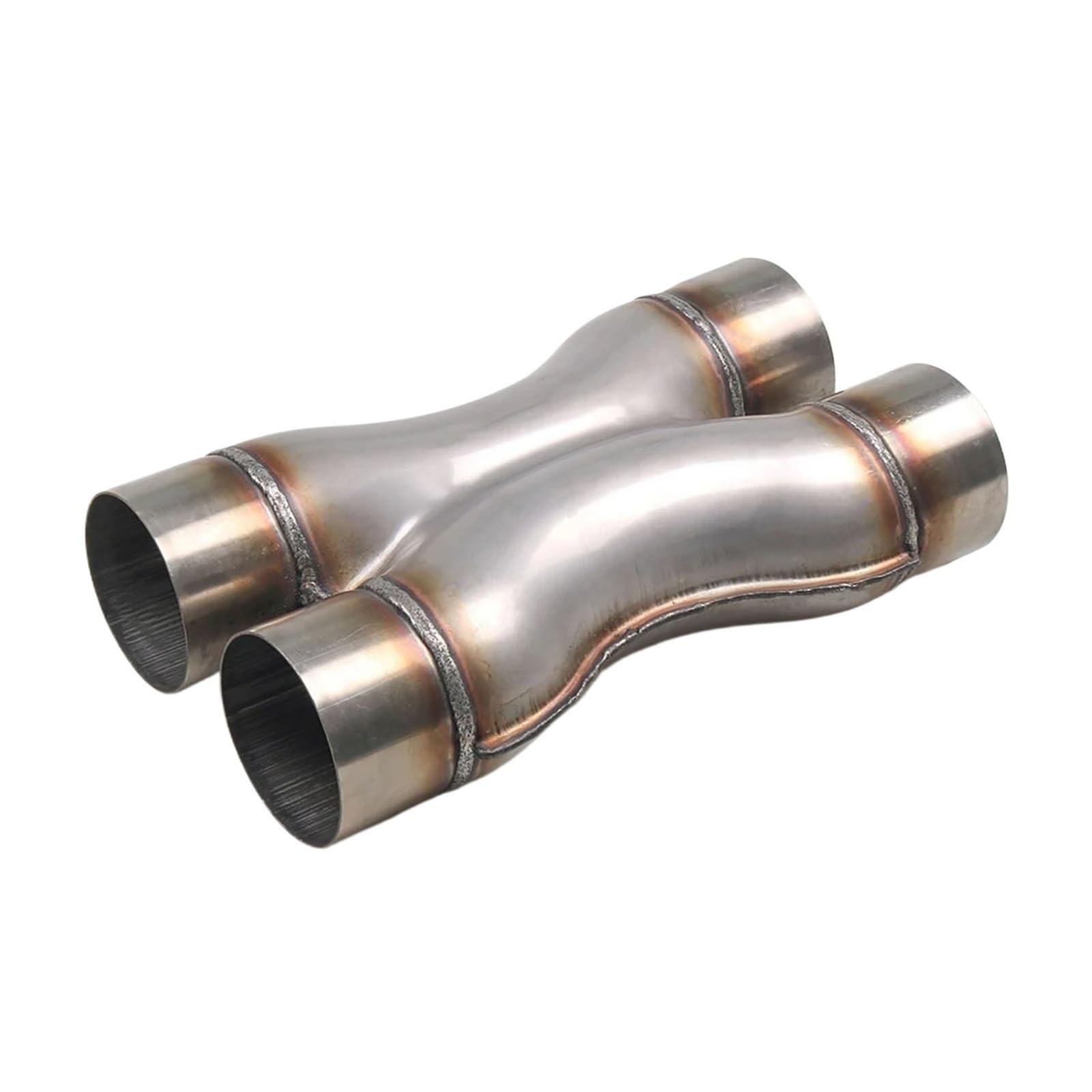 Gtdtixc Auto Endrohre 4 Wege Auspuffrohr Für X Für Typ In/Out Autoauspuff 2,25"/2,5"/3" Edelstahl Stanzrohr Auto Doppelendrohr(3 inch) von Gtdtixc