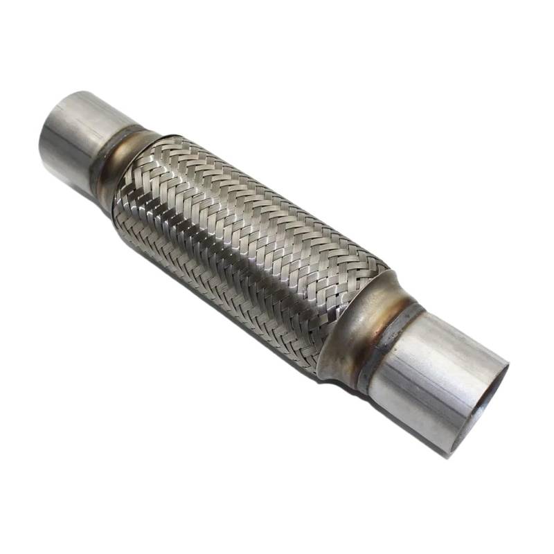 Gtdtixc Auto Endrohre 63mm X 300mm Auto Auspuffrohr Flexible Rohr Edelstahl Geflochtene Rohr Auto Doppelendrohr von Gtdtixc