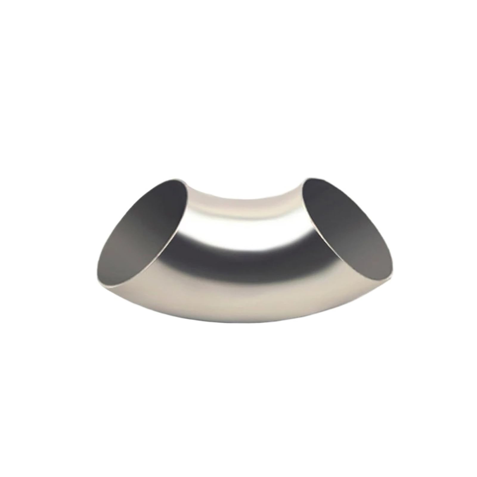 Gtdtixc Auto Endrohre Auto Modifiziertes Auspuffrohr 201 Edelstahl 90 Grad Auspuffkrümmer Auto Doppelendrohr(76mm) von Gtdtixc