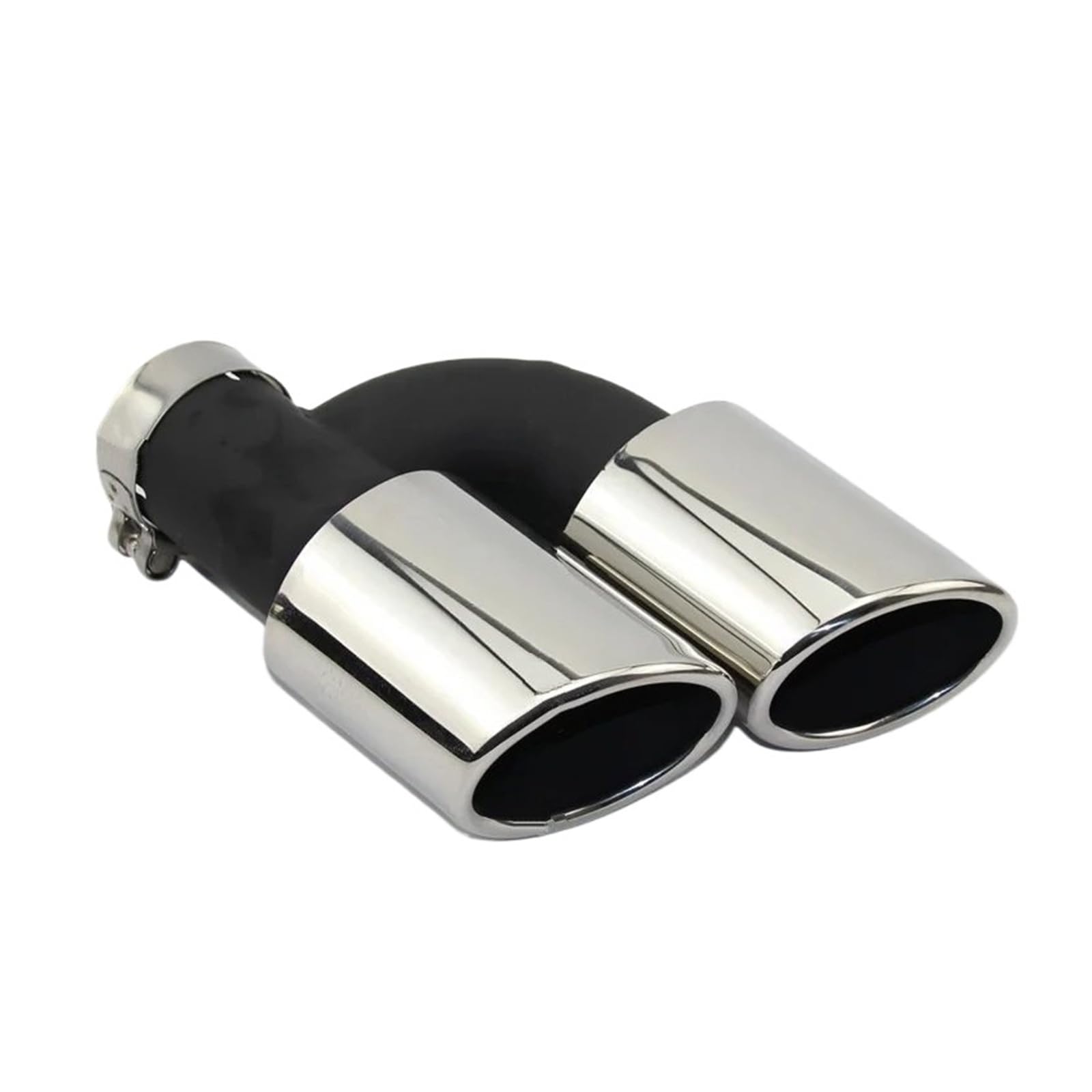 Gtdtixc Auto Endrohre Für A4 Für A5 Für A6 Für A7 Endrohr Edelstahl Auspuffrohr Schalldämpfer Spitze Für CLAMP Typ Auto Doppelendrohr(Links) von Gtdtixc