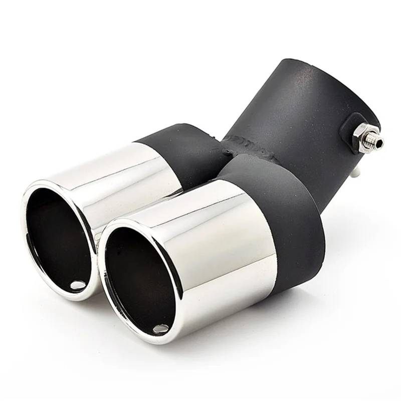 Gtdtixc Auto Endrohre Für Chery E3 E5 2011-2023 Edelstahl Auspuffrohr Schalldämpfer Endrohr Schalldämpfer Spitze Auto Hinten Schwanz Kehle Auto Doppelendrohr(Style-J) von Gtdtixc