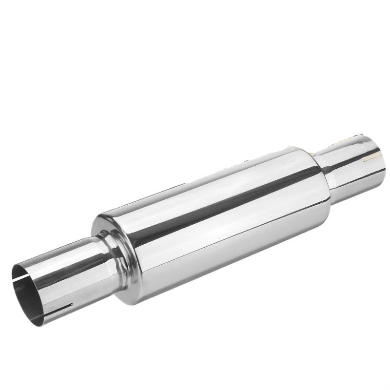 Gtdtixc Auto Endrohre Universal 2,25 "/2,5" ID Edelstahl Auto Auspuff Schalldämpfer Resonator Schalldämpfer Spitze Auto Doppelendrohr(Size 1) von Gtdtixc