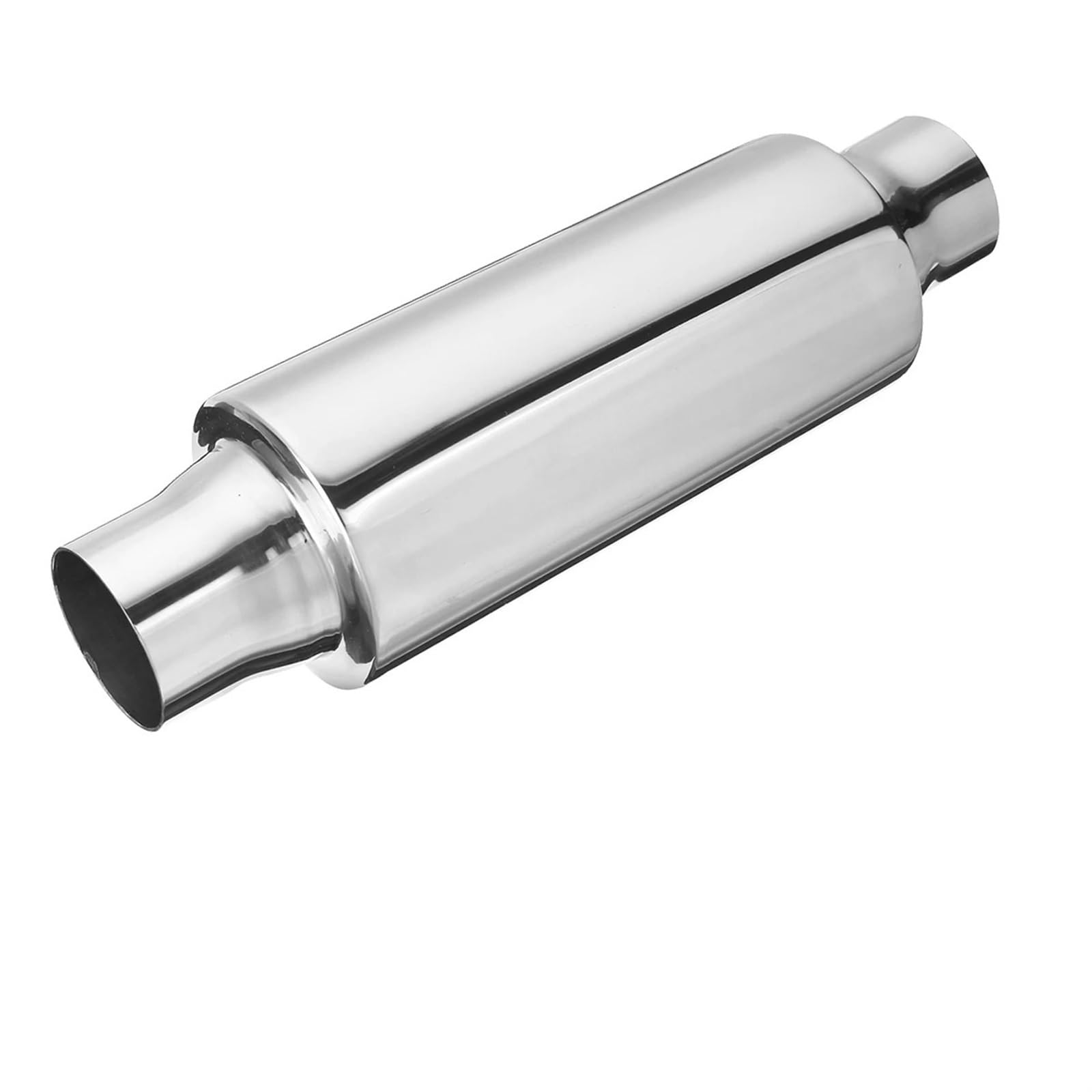 Gtdtixc Auto Endrohre Universal 2 "2,25" 2,5 "3" Auspuff Schalldämpfer Edelstahl Auto Turbine Auspuff Resonator Auto Doppelendrohr(Size 2) von Gtdtixc