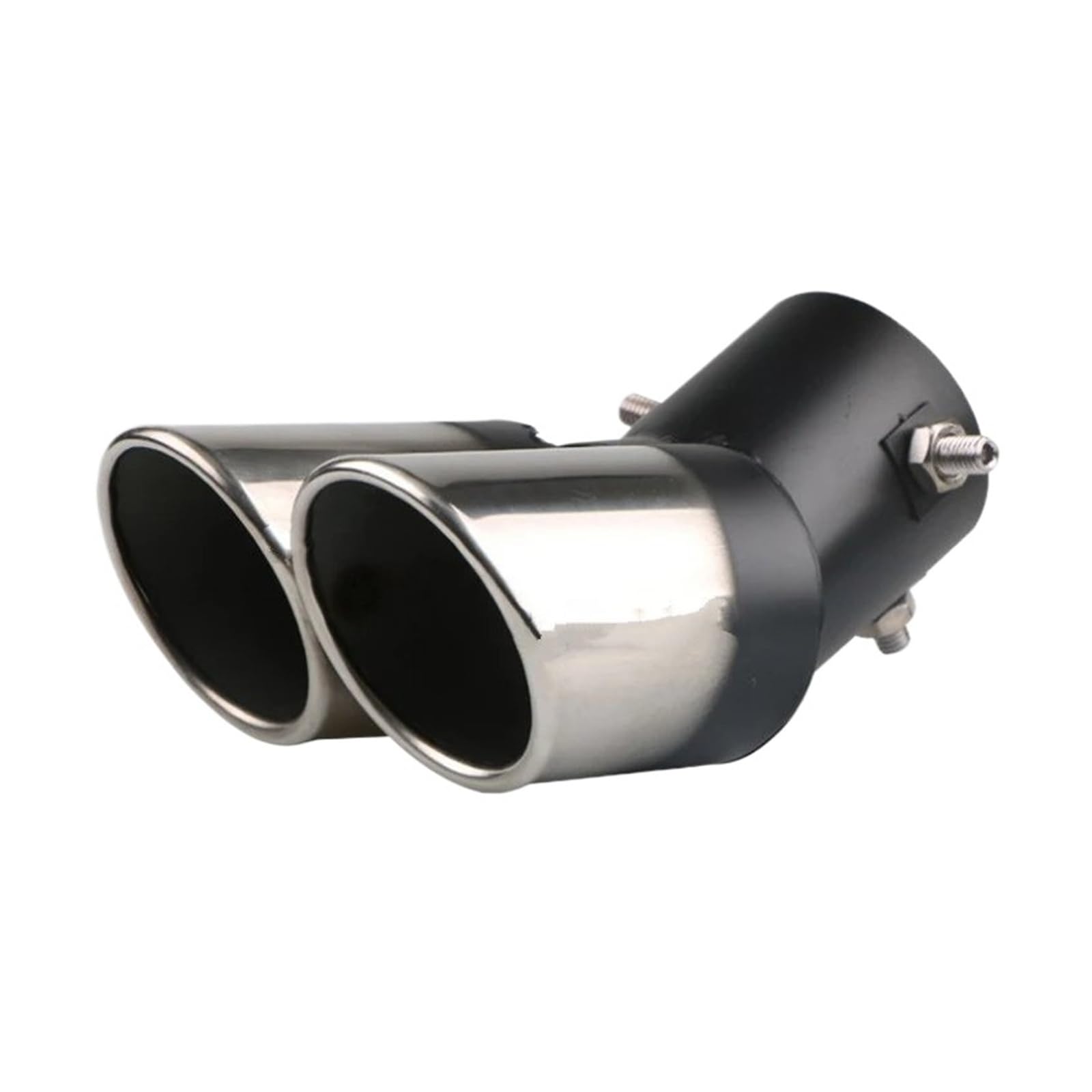 Gtdtixc Auto Endrohre Universal 63mm Edelstahl Dual Outlet Auspuffrohr Schalldämpfer Schwanz Kehle Schalldämpfer Rohr Auto Doppelendrohr Gtdtixc Auto Endrohre Universal 63mm Edelstahl Dual Outlet Auspuffrohr Schalldämpfer Schwanz Kehle Schalldämpfer Rohr Auto Doppelendrohr von Gtdtixc
