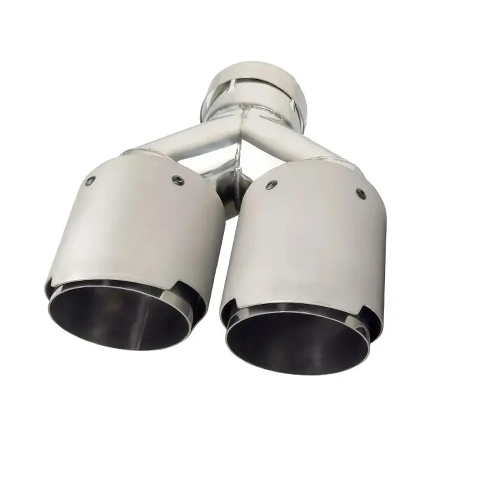 Gtdtixc Auto Endrohre Universal Auto Modify Glänzend Schalldämpfer Spitze Y Form Doppel Ausgang Auspuffrohr Düse Zwei-Tier Edelstahl Endrohr Auto Doppelendrohr(Right In51-Out89) von Gtdtixc