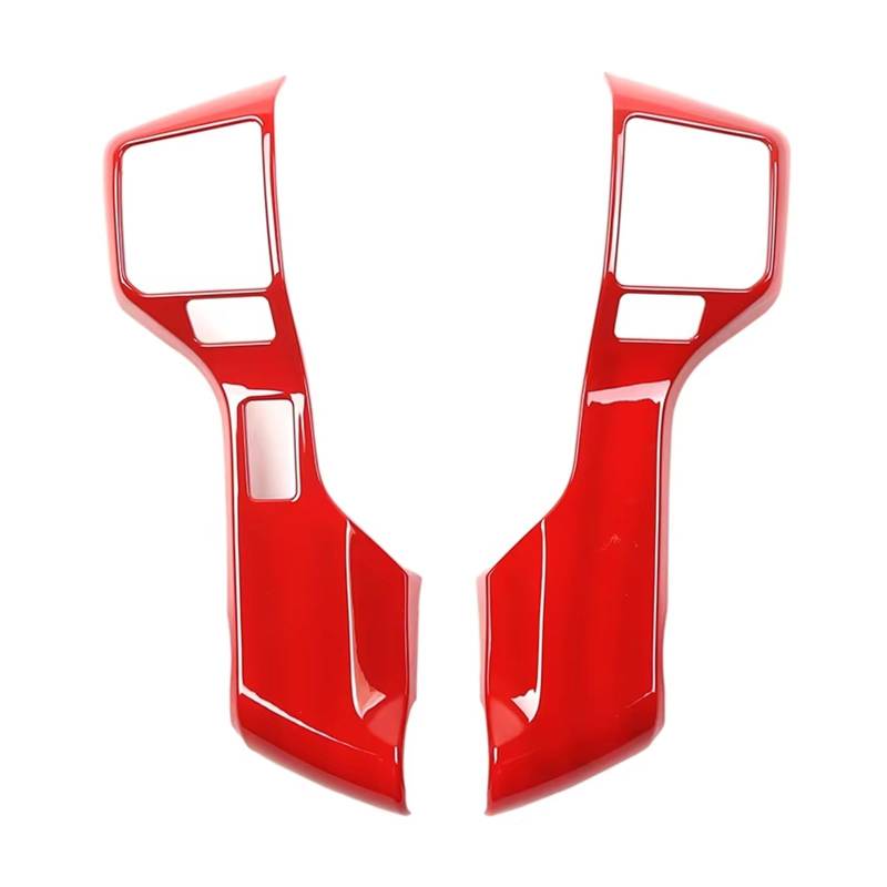 Gtdtixc Auto Interieur Zubehör Für 4Runner 2010+ Autoinnenraum Lenkradknopf Schalter Dekoration Abdeckung Rahmen Zieraufkleber Interieurleisten Zubehör(Red A) von Gtdtixc