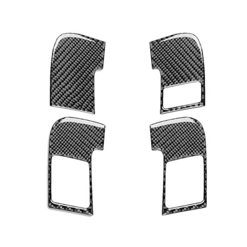 Gtdtixc Auto Interieur Zubehör Für A3 S3 8P 2006 2007 Auto Innen Tür Griff Panel Set Abdeckung Trim Innen Modifikation Aufkleber Interieurleisten Zubehör(Black-A) von Gtdtixc