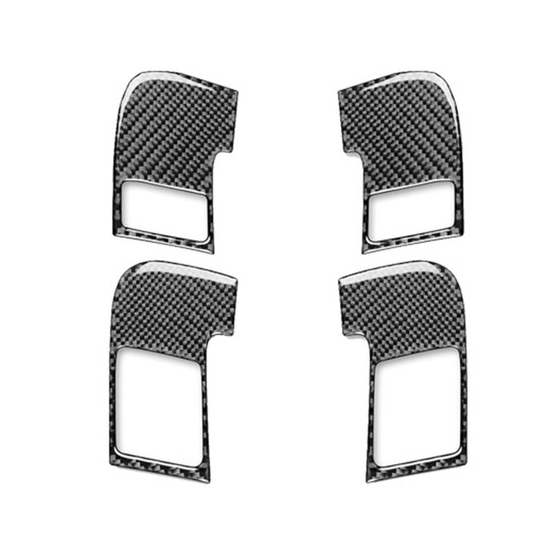 Gtdtixc Auto Interieur Zubehör Für A3 S3 8P 2006 2007 Auto Innen Tür Griff Panel Set Abdeckung Trim Innen Modifikation Aufkleber Interieurleisten Zubehör(Black-B) von Gtdtixc