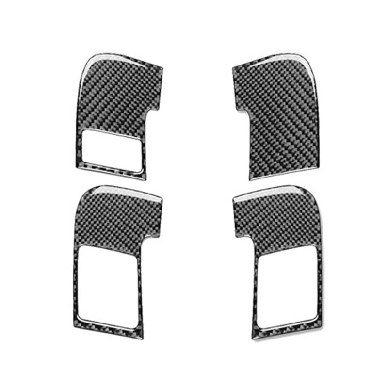 Gtdtixc Auto Interieur Zubehör Für A3 S3 8P 2006 2007 Auto Innen Tür Griff Panel Set Abdeckung Trim Innen Modifikation Aufkleber Interieurleisten Zubehör(Black-C) von Gtdtixc