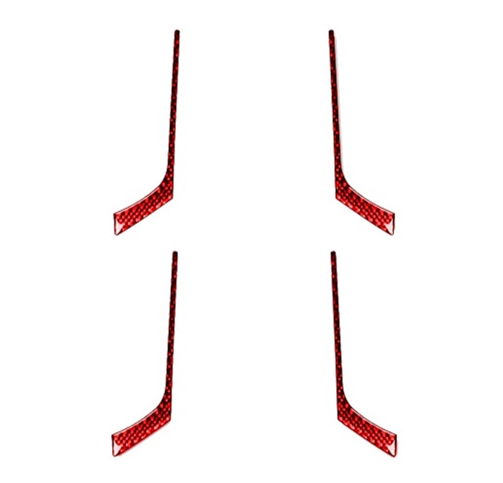 Gtdtixc Auto Interieur Zubehör Für A3 S3 8P 2006 2007 Auto Innen Tür Griff Panel Set Abdeckung Trim Innen Modifikation Aufkleber Interieurleisten Zubehör(Red-D) von Gtdtixc