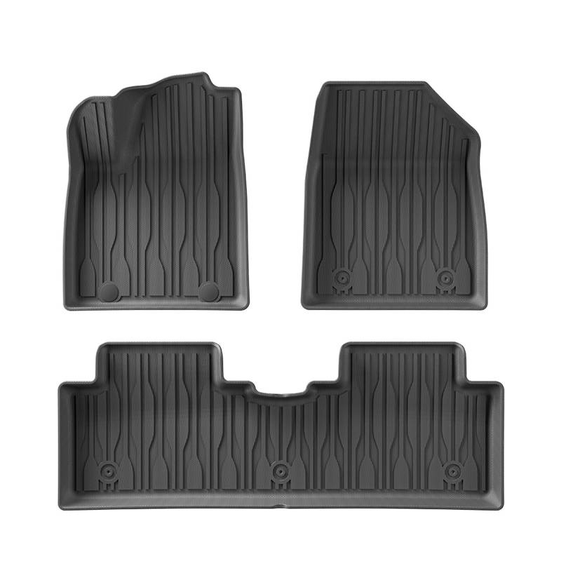 Gtdtixc Auto Interieur Zubehör Für BYD Für Yuan Für Pro 2024 2025 Auto-Fußmatten Cargo Liner Trunk Pad TPE 3D Fußmatte Linkes Ruder Interieurleisten Zubehör(LHD 3Piece) von Gtdtixc