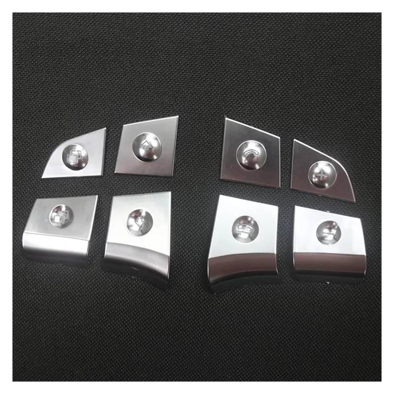 Gtdtixc Auto Interieur Zubehör Für Benz Klasse GL W164 2006-2009 Auto Lenkrad Taste Schalter Panel Abdeckung Aufkleber Trim Interieurleisten Zubehör(A Model) von Gtdtixc