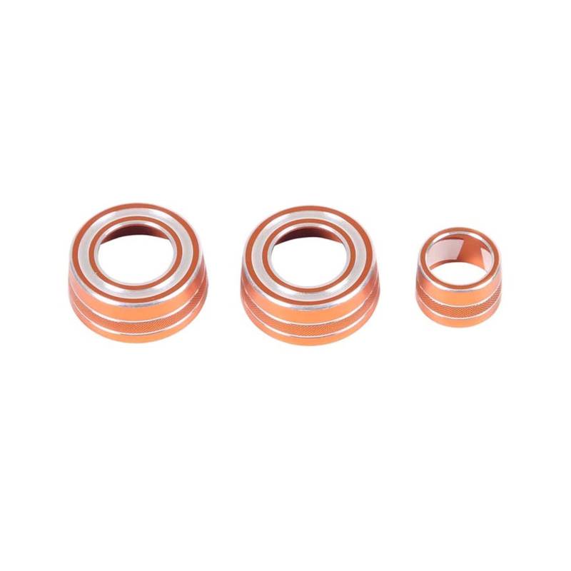 Gtdtixc Auto Interieur Zubehör Für Chevrolet Für Corvette C7 2014-2019 Auto Blinker Scheibenwischer Hebel Schalter Abdeckung Trim Ring Interieurleisten Zubehör(Orange) von Gtdtixc