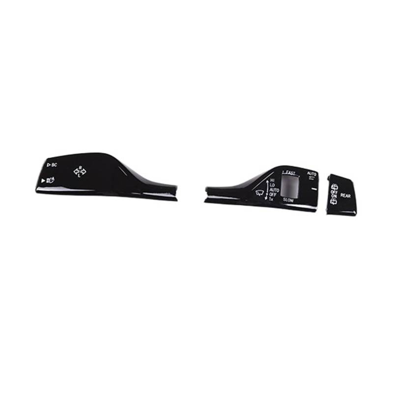 Gtdtixc Auto Interieur Zubehör Für F20 F30 F10 F15 F16 F49 F52 G01 G02 G05 Auto Blinker Wischer Schalter Trim Stange Auto Zubehör Interieurleisten Zubehör(Style A Black) von Gtdtixc