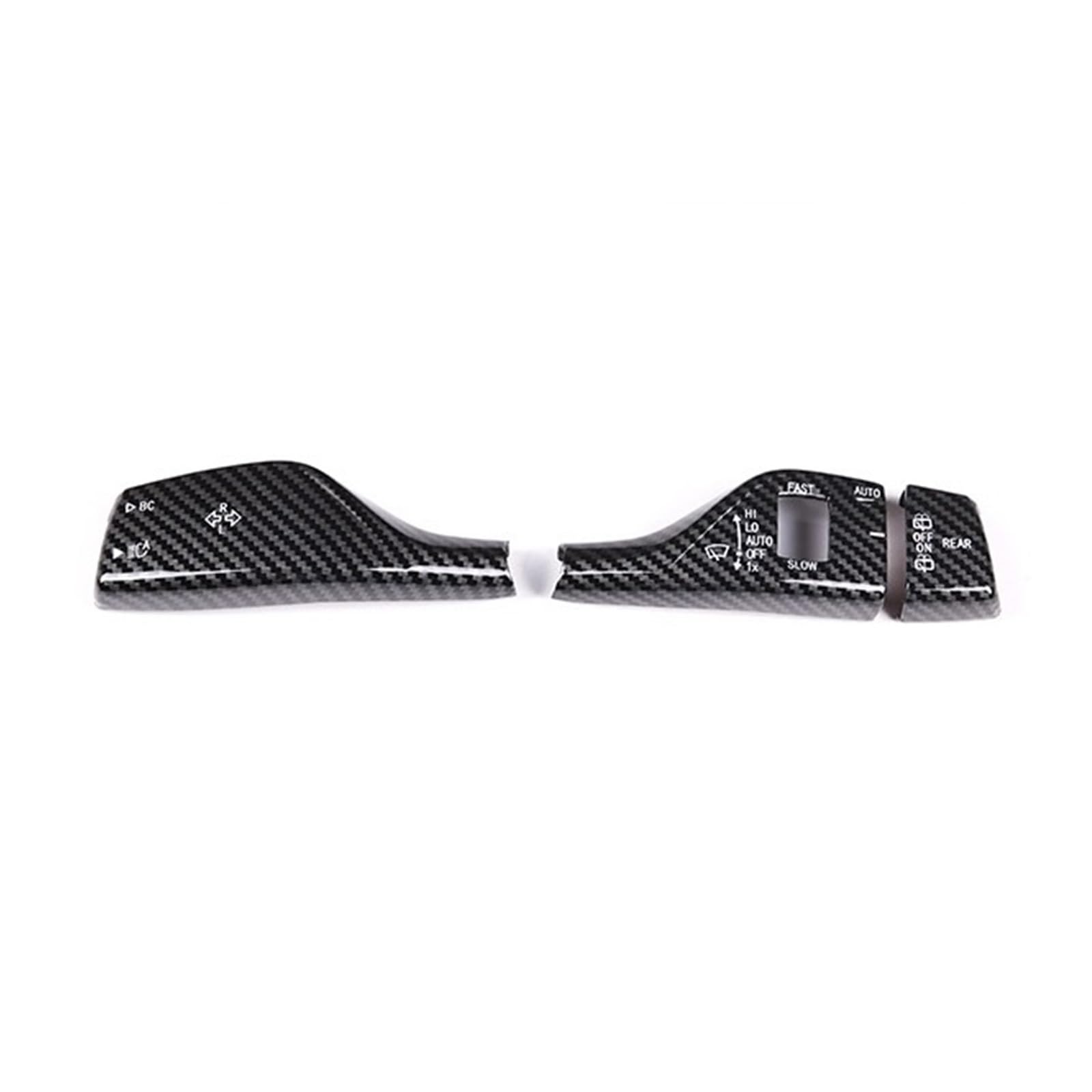 Gtdtixc Auto Interieur Zubehör Für F20 F30 F10 F15 F16 F49 F52 G01 G02 G05 Auto Blinker Wischer Schalter Trim Stange Auto Zubehör Interieurleisten Zubehör(Style A Carbon Fiber) von Gtdtixc