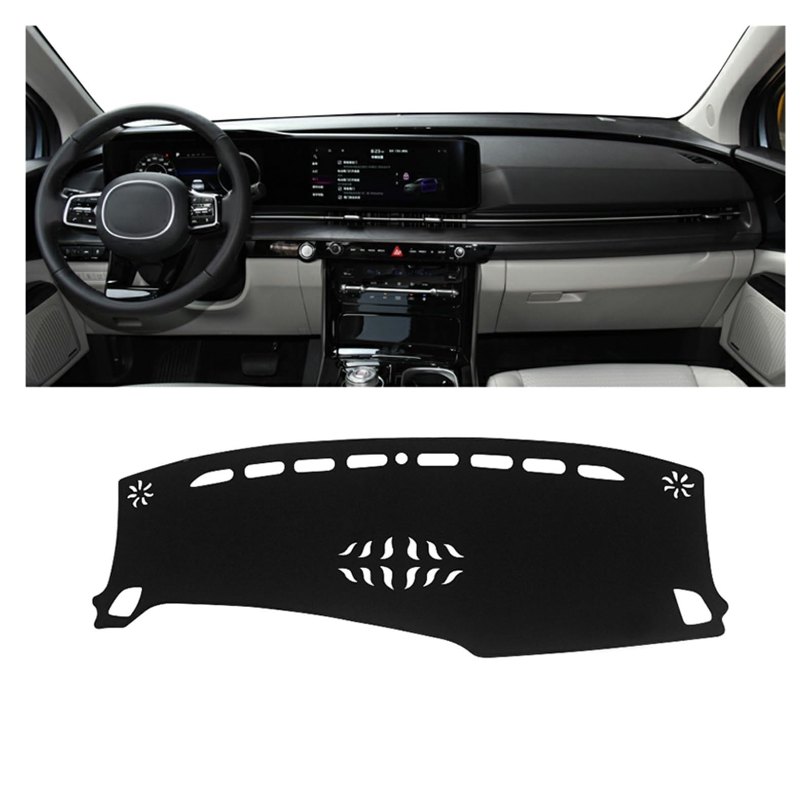 Gtdtixc Auto Interieur Zubehör Für Kia Für Carnival KA4 2020 2021 2022 2023 2024 Auto-Armaturenbrett-Abdeckung Vermeiden Sie Lichtmatte Anti-UV-Rutsch-Pad Interieurleisten Zubehör(A Black Side LHD) Gtdtixc Auto Interieur Zubehör Für Kia Für Carnival KA4 2020 2021 2022 2023 2024 Auto-Armaturenbrett-Abdeckung Vermeiden Sie Lichtmatte Anti-UV-Rutsch-Pad Interieurleisten Zubehör(A Black Side LHD) von Gtdtixc