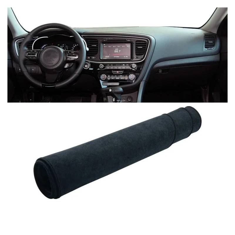 Gtdtixc Auto Interieur Zubehör Für Kia Für Optima K5 2011-2015 Auto-Armaturenbrett-Abdeckung Armaturenbrett-Matte Sonnenschutz Vermeiden Sie Leichtes Rutsch-Pad Interieurleisten Zubehör(B LHD Black) von Gtdtixc