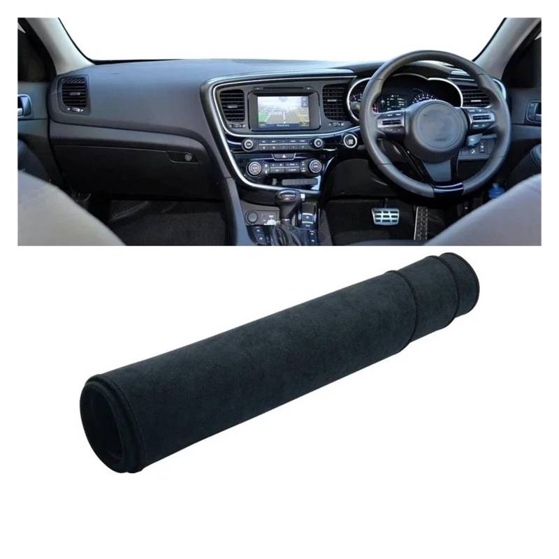 Gtdtixc Auto Interieur Zubehör Für Kia Für Optima K5 2011-2015 Auto-Armaturenbrett-Abdeckung Armaturenbrett-Matte Sonnenschutz Vermeiden Sie Leichtes Rutsch-Pad Interieurleisten Zubehör(B RHD Black) von Gtdtixc