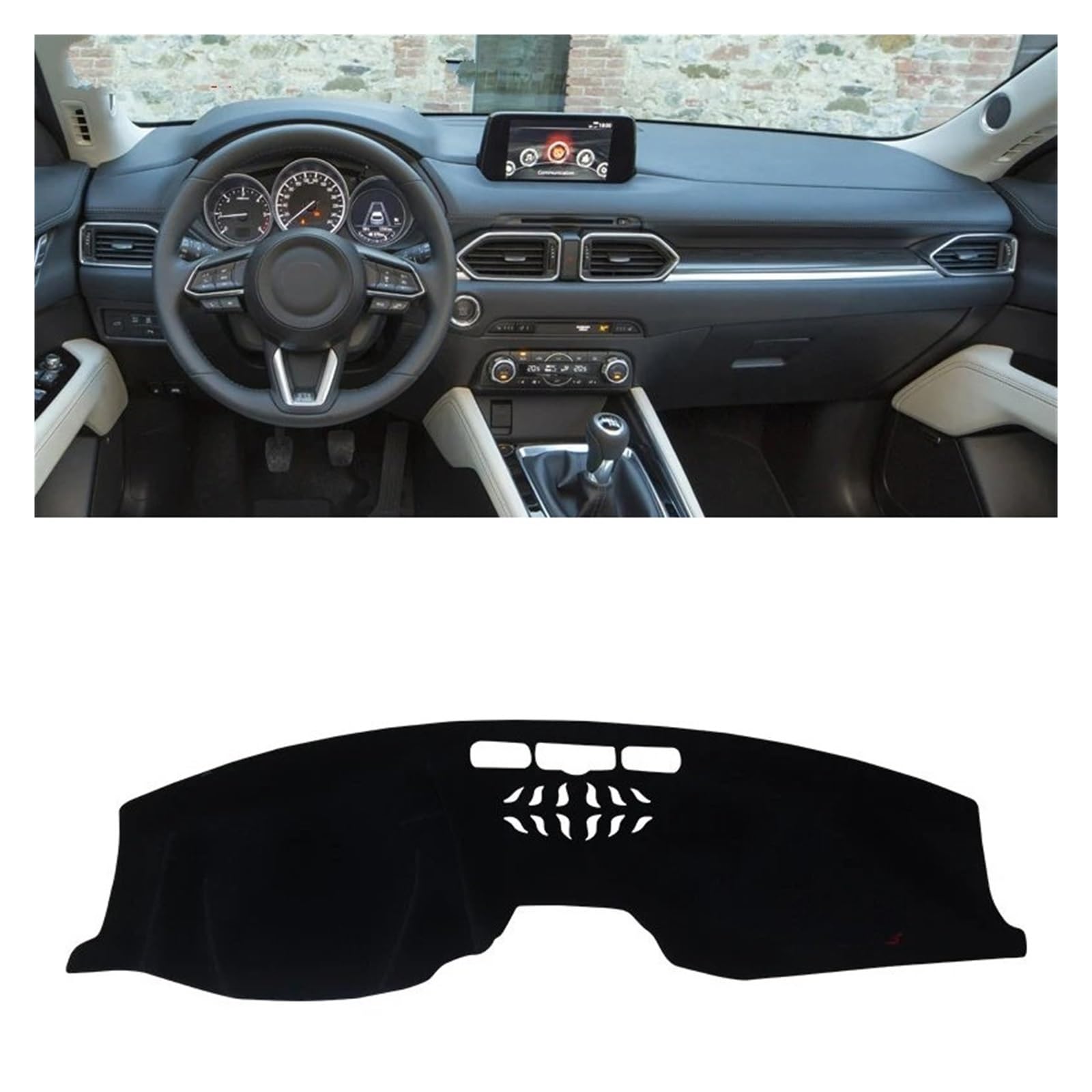 Gtdtixc Auto Interieur Zubehör Für Mazda Für CX-5 KF 2017 2018 2019 2020 2021 2022 2023 Auto Armaturenbrett Abdeckung Dash Matte Sonnenschutz rutschfeste Unterlage Interieurleisten Zubehör(LHD Black) Gtdtixc Auto Interieur Zubehör Für Mazda Für CX-5 KF 2017 2018 2019 2020 2021 2022 2023 Auto Armaturenbrett Abdeckung Dash Matte Sonnenschutz rutschfeste Unterlage Interieurleisten Zubehör(LHD Black) von Gtdtixc