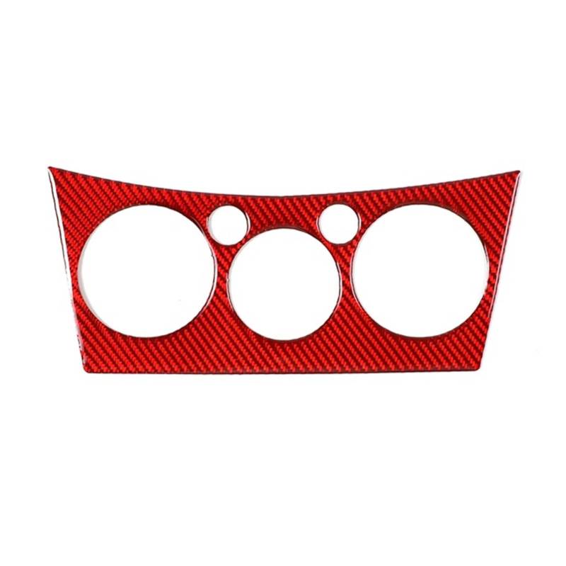 Gtdtixc Auto Interieur Zubehör Für Mitsubishi Für Eclipse 2006-2011 Auto-Innenraum Zentrale Steuerung CD Gangschaltung Panel Trim Cover Aufkleber Interieurleisten Zubehör(Style C-Red) von Gtdtixc