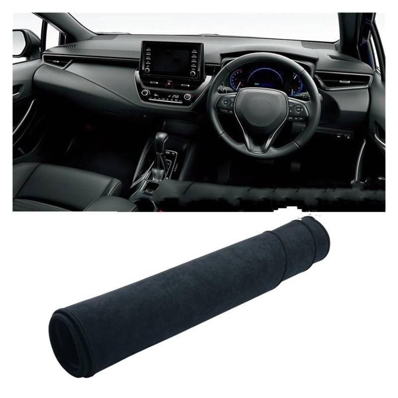 Gtdtixc Auto Interieur Zubehör Für Toyota Für Corolla E210 2019 2020 2021 2022 2023 2024 Für Hybrid Auto Dashboard Abdeckung Dash Matte Sonnenschutz Pad Interieurleisten Zubehör(B RHD Black) von Gtdtixc