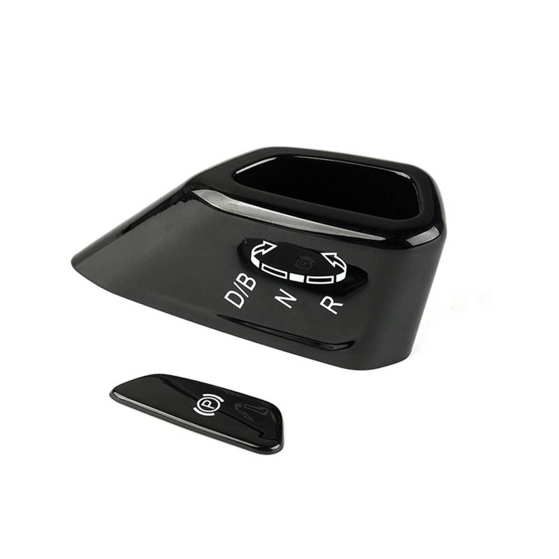 Gtdtixc Auto Interieur Zubehör Für VW Für ID.3 Für ID.4 ID3 ID4 Für Crozz ID6 Auto-Schaltknauf, Dekorativer Blendenrahmen Und P-Knopfabdeckung Interieurleisten Zubehör(Schwarz) von Gtdtixc