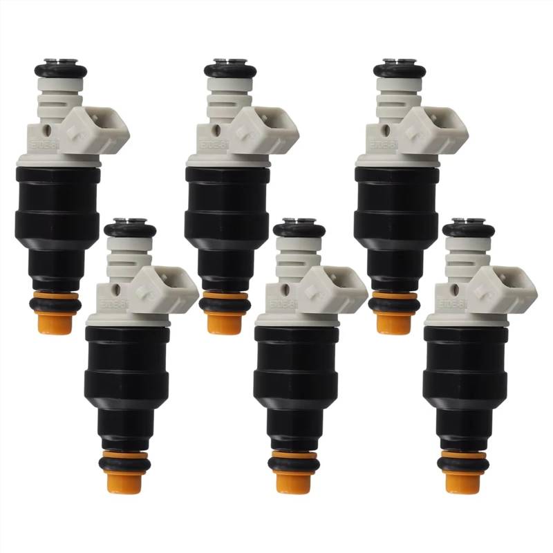 Gtdtixc Einspritzventil Für Mazda B2300 2.3L 1985 1986 1987 1988 1989 1999-1997 6 Stück 0280150727 Kraftstoff Injektor Düse Einspritzdüse von Gtdtixc