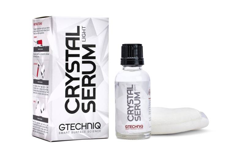 Gtechniq Crystal Serum Light 30 ml – Auto-Lackschutz – schöner, langlebiger Glanz, hochwertige Perlen, Wirbelspuren und chemische Beständigkeit, reduziert Oberflächenschmerzen – einfach aufzutragen von Gtechniq