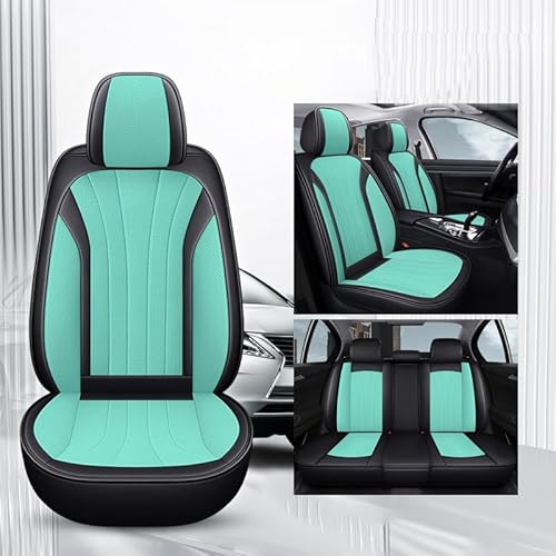 GuYana Auto Sitzbezüge Sets Für Rena-ULT Scenic 4 2016-2023, Leder Wasserdicht Verschleißfest Innenraum Schonbezüge sitzschoner vorne und hinten,F von GuyAna