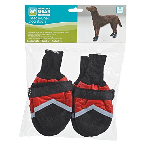 Guardian Gear Fleece Stiefel für Hunde, XXL, rot von Guardian