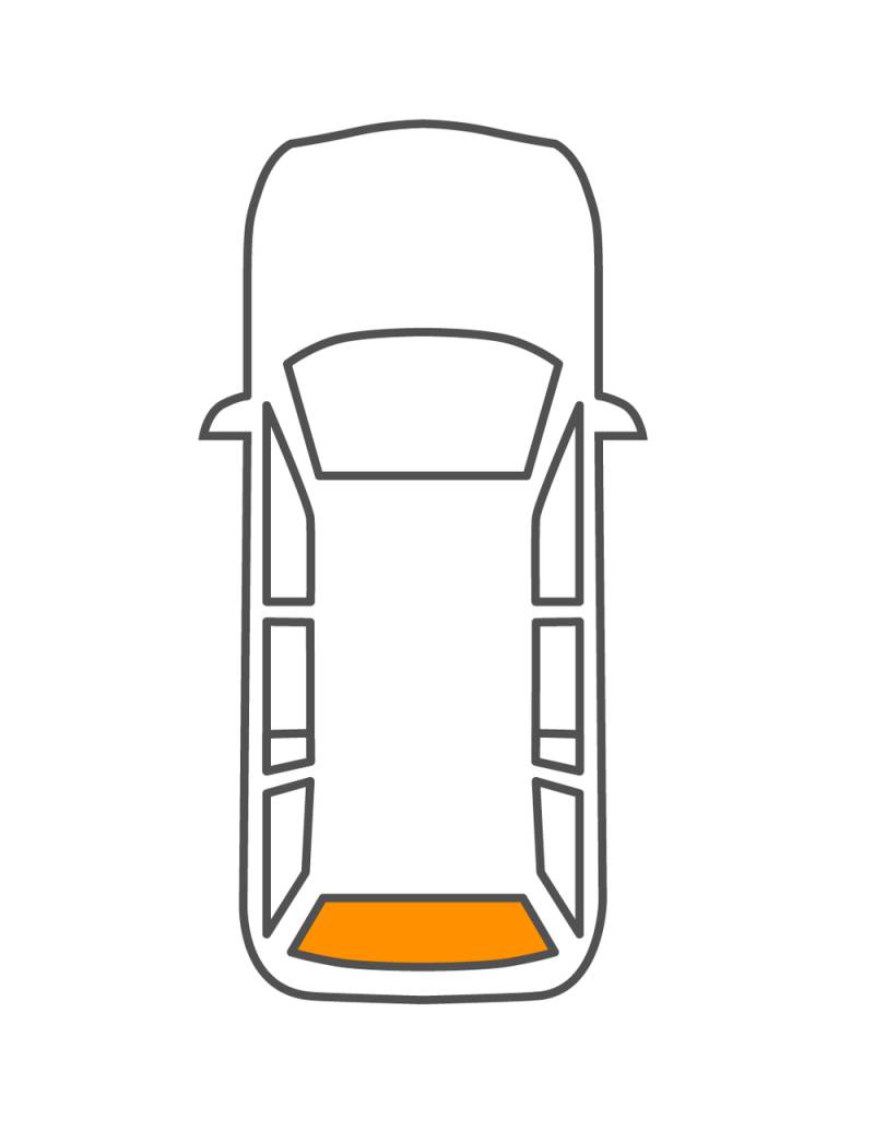 Heckscheibe heizbar OPEL OMEGA A Glavista 6252BGNE von Glavista