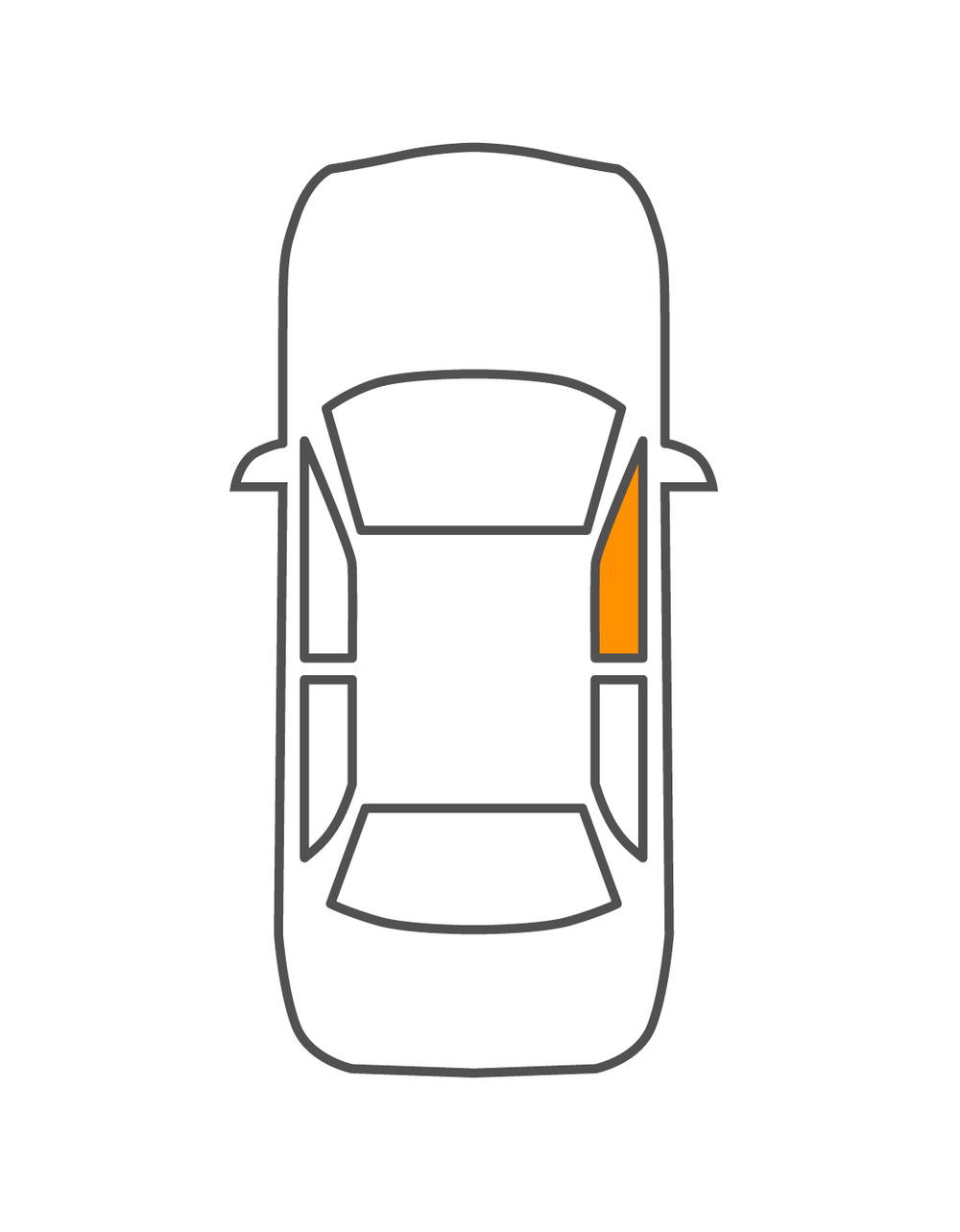 vordere Türscheibe RENAULT CLIO 1998-/2000- von Glavista