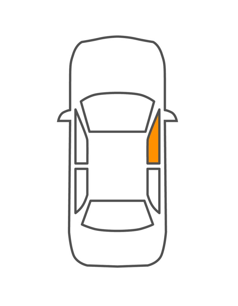 vordere Türscheibe RENAULT CLIO 1998-/2000- von Glavista