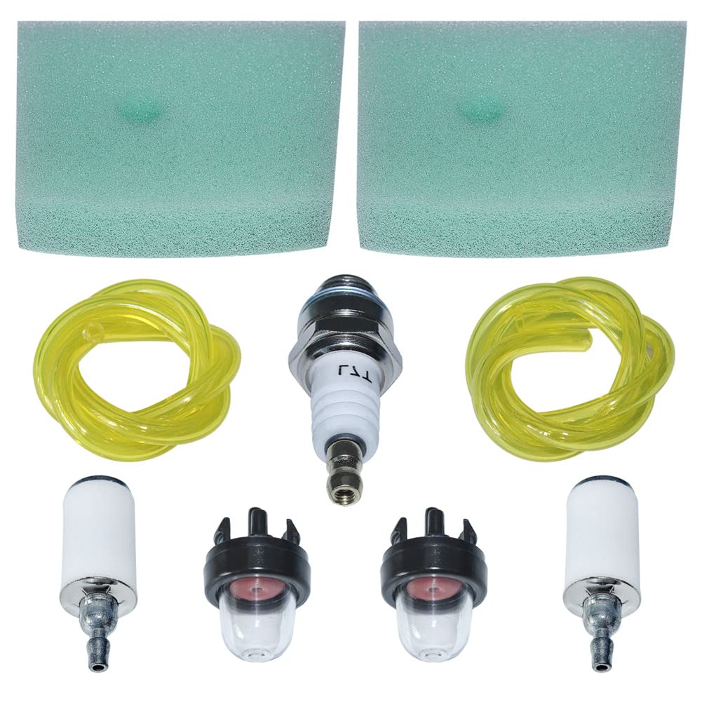 Gubeter Air Fuel Filter Line Primer Bulb Kit, für Husqvarna 123C 123L 123Ld 223L 223R 322L 323C 323E 323He 323L 323Ld 323P4 323R 323Rj Ha110 Ha850 Trimmer Teil, 537186301, 537 01. 6 von Gubeter