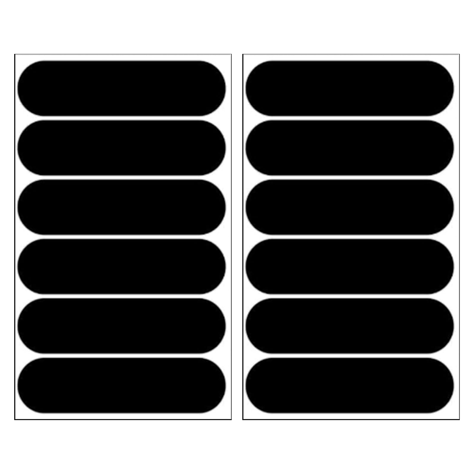 2 Set Schwarz Reflektierende Aufkleber, 8 x 3cm Reflektierenden Aufklebern für Motorradhelm, Selbstklebend, Hohe Nachtsichtbarkeit & Haftung 2 Set Schwarz Reflektierende Aufkleber, 8 x 3cm Reflektierenden Aufklebern für Motorradhelm, Selbstklebend, Hohe Nachtsichtbarkeit & Haftung von Gudalea