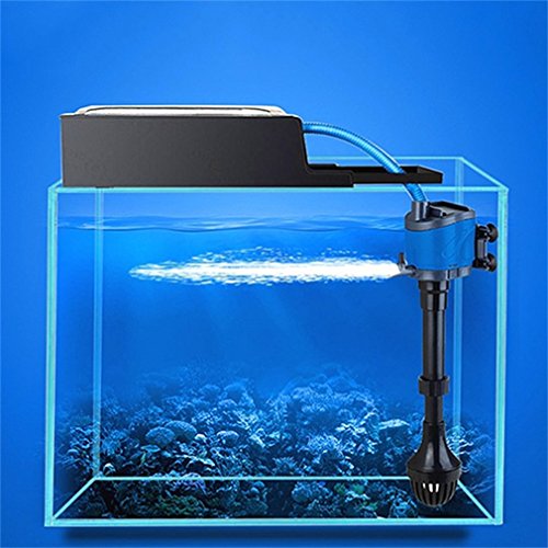 Gugutogo 3 in 1 Multifunktions-Aquarium Filter Filtration Oxygenation Air Wasserpumpe (Farbe: schwarz & blau) von Gugutogo