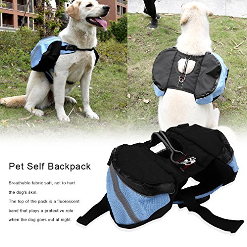 Gugutogo Pet Dogs Traning liefert Outdoor-Reisen 600D Waterproof Pet Self-Rucksack (Farbe: blau) (Größe: XL) von Gugutogo