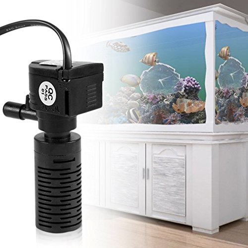 Gugutogo Ultra Ruhe 3 In 1 Aquarium Luftreiniger Aquarium Aquarium Filter Built Filter (Farbe: Schwarz) von Gugutogo