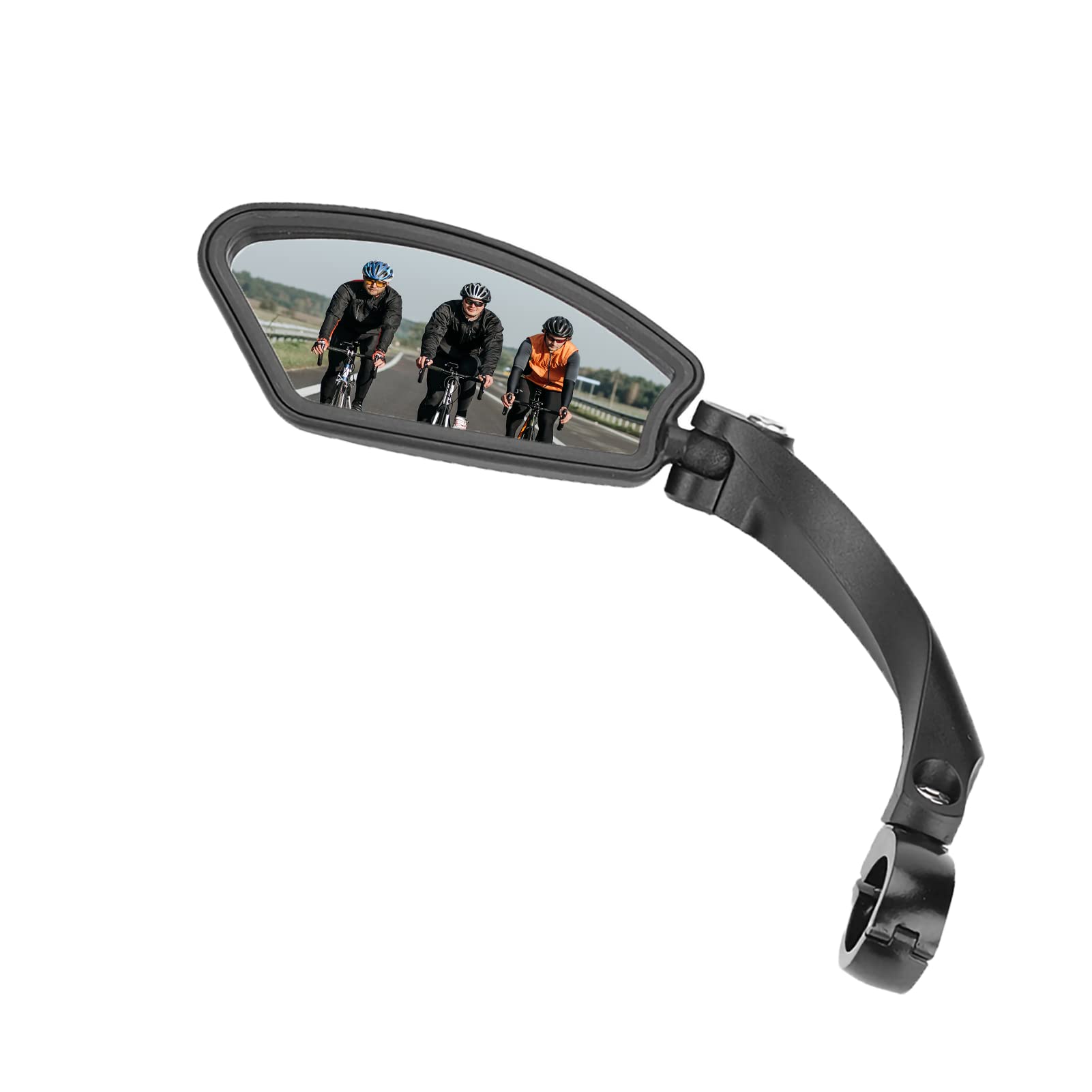 Fahrradrückspiegel, Fahrradspiegel Lenkerrückspiegel, 360° Verstellbarer Lenkerendspiegel Fahrrad, für Griff mit 21-26 Mm Durchmesser, HF-MR080L (linker(Left rearview mirror (HF-MR080L)) von Gugxiom
