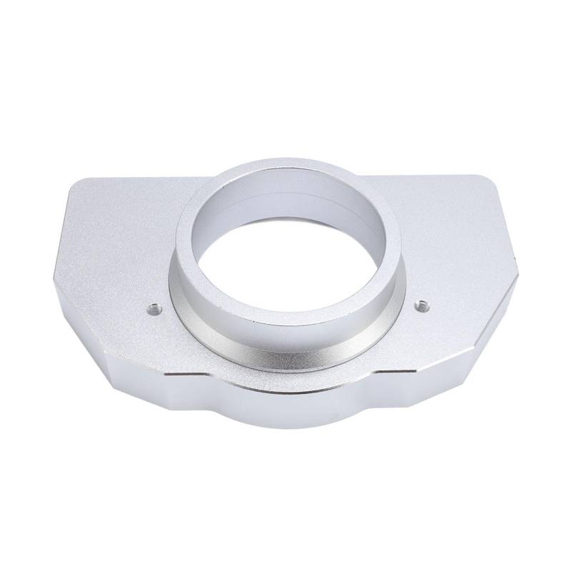 Lagersitz aus Aluminiumlegierung für -Rennräder, Langlebiger und Präziser Austausch der Lenkradhalterung, Reparatur Modifizierter Sim-Rennräder (SILVER) von Gugxiom