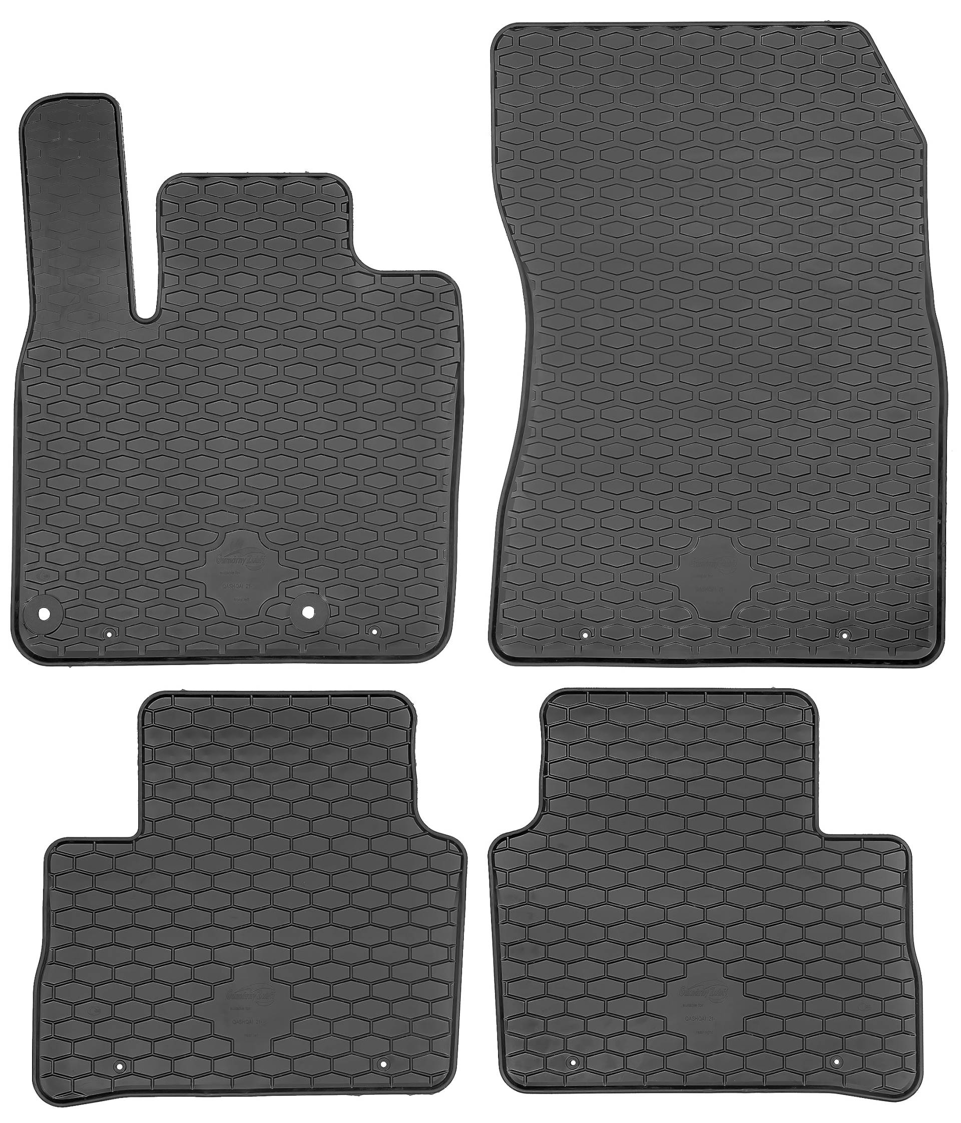 GUMARNY ZUBRI/DOMA EIN Satz hochwertiger Gummimatten kompatibel mit Nissan Qashqai III J12 Crossover ab 2021 GUMARNY ZUBRI/DOMA EIN Satz hochwertiger Gummimatten kompatibel mit Nissan Qashqai III J12 Crossover ab 2021 von Gumárny Zubří
