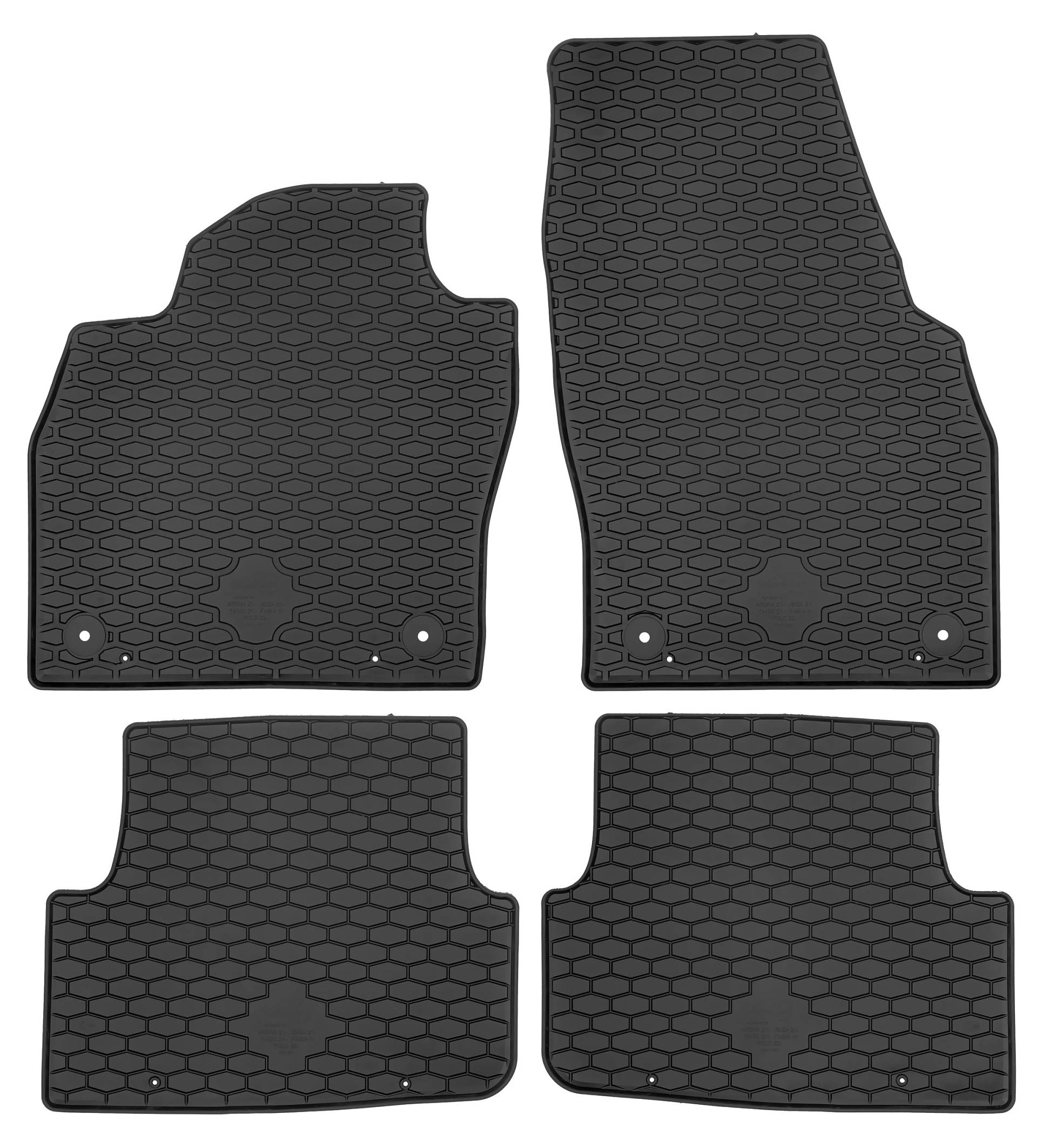 GUMARNY ZUBRI/DOMA EIN Satz hochwertiger Gummimatten kompatibel mit Seat Arona FL Crossover ab 2021 GUMARNY ZUBRI/DOMA EIN Satz hochwertiger Gummimatten kompatibel mit Seat Arona FL Crossover ab 2021 von Gumárny Zubří